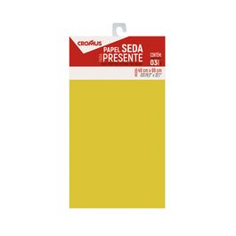 Papel Seda Autosservico Liso Ouro