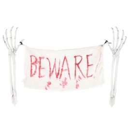 Mãos de Esqueleto Beware