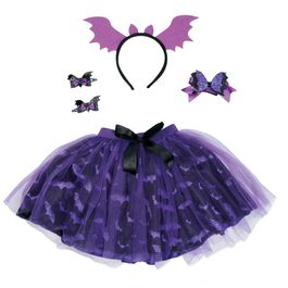 Kit Tutu Infantil Morceguinha Roxa