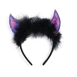 Tiara Chifre Roxo