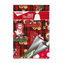 Saco para Presente Sortido No Pacote Natal Sortido Colorido
