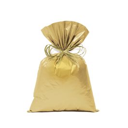Saco Para Presente Perol Liso Ouro