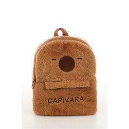 Mochila Capivara Marrom Mocha
