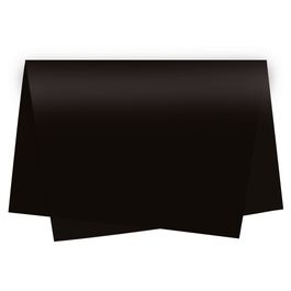 Papel Seda Liso Preto