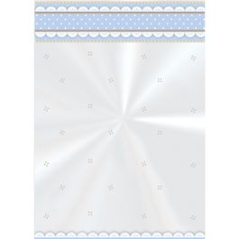 Saco Transparente Cute Azul