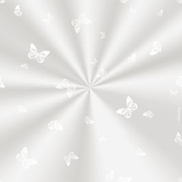 Saco Transparente Borboleta Branco