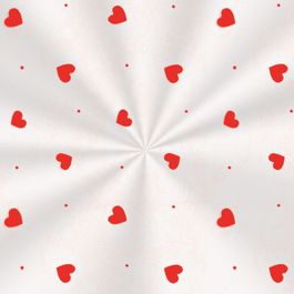 Saco Transparente Love Vermelho