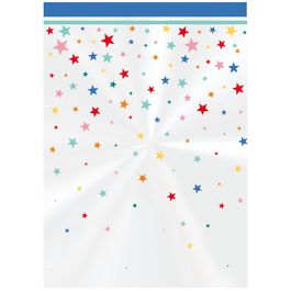 Saco Transparente Brilho Colorido