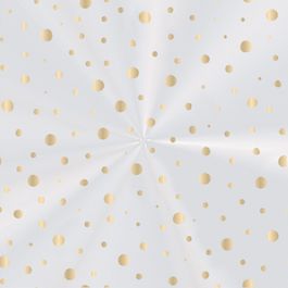 Saco Transparente Inc Dots Ouro