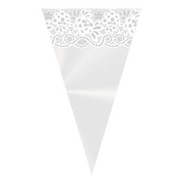 Cone Festa Chantilly Branco