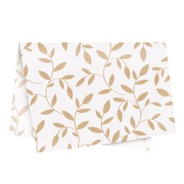 Papel Seda Terrazzo Pardo / Branco