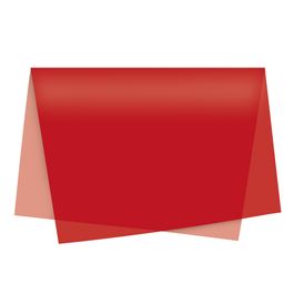 Papel Seda Liso Vermelho