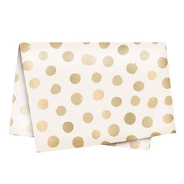 Papel Seda Big Ball Branco / Ouro