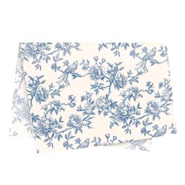 Papel Seda Versalhes Azul/Marfim