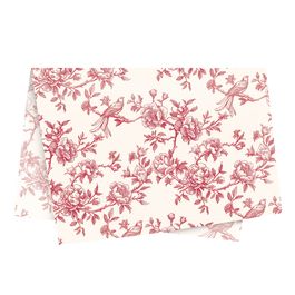 Papel Seda Versalhes Vermelho/Marfim