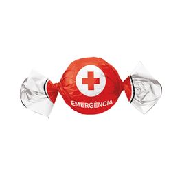Fol Trufa Emergencia Vermelho / Branco