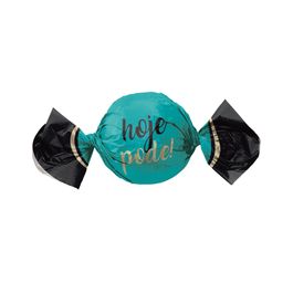 Fol Trufa Hoje Pode Azul Turquesa / Preto