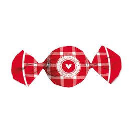 Folha Para Trufa Lineas Vermelho