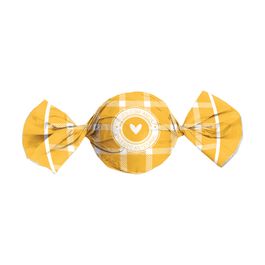 Folha Para Trufa Lineas Amarelo