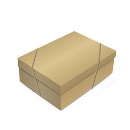 Caixa Retangular Com Tampa Glam Gold Ouro