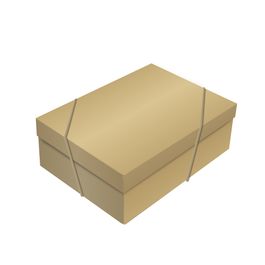 Caixa Retangular Com Tampa Glam Gold Ouro