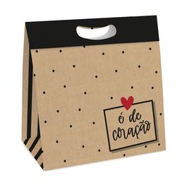 Caixa New Plus É De Coração Preto / Vermelho