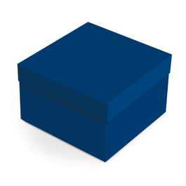 Caixa Quadrada Cobalto Azul