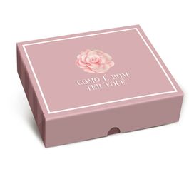 Caixa Retangular Tampa/Fundo New Camélia