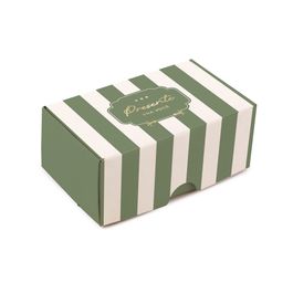 Mini Caixa Ret Tampa/Fundo Royal Verde / Ouro