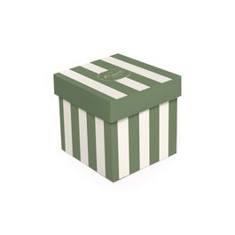 Caixa Cubo Royal Verde / Ouro