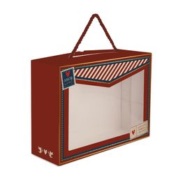 Cesta Na Caixa Com Visor E Alça Amor Real