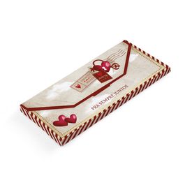 Doce Cartinha Para Barras De Chocolate Amor Real