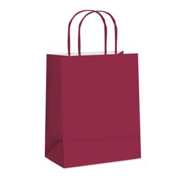 Sacola De Papel Liso Marsala
