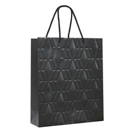 Sacola Premium Com Relevo Preto