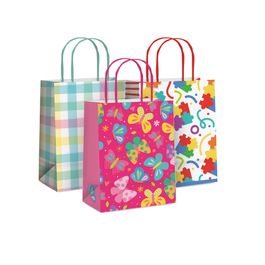 Sacola De Papel Sortido Bebe/Infantil Colorido