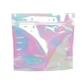 Sacola Laminada Com Zíper Nacarada