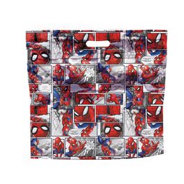 Sacola Laminada Com Zíper Spider Man Quadrinhos
