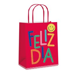 Sacola De Papel Feliz Dia