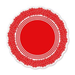 Poli Redondo Isabelli Vermelho