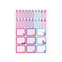 Etiqueta Para Material Escolar Fashion