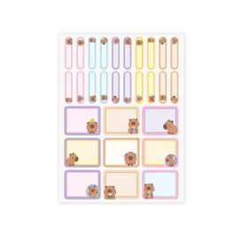Etiqueta Para Material Escolar -  Capivara Club
