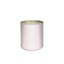 Lata Para Doces Rígida Branca Branco