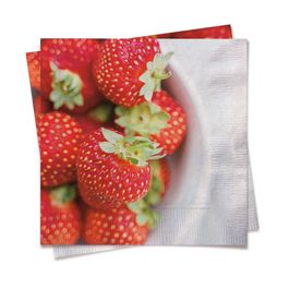 Guardanapo De Papel Strawberry Colorido