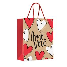 Sacola Premium Acabamento Especial Romântico Sortido