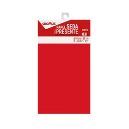 Papel Seda Autosservico Liso Vermelho