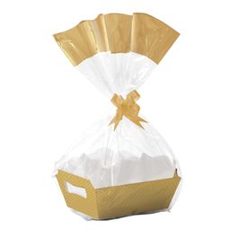 Kit Cesta Cristalino Ouro