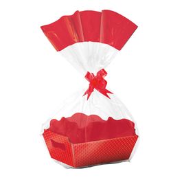 Kit Cesta Cristalino Vermelho