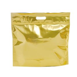 Sacola Sem Zíper Liso Dourado
