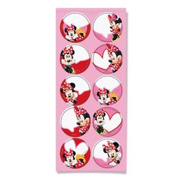 Adesivo Redondo Minnie