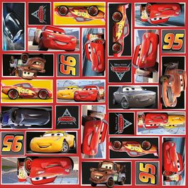 Saco para Presente Metal Carros 3 Colorido